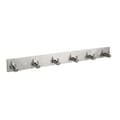 Wall Mounted Stainless Steel Coat Hook Rack with 6 Hooks