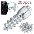 Miniatyrbilde 4 av 5: 200 stk 4x12mm Hjulnagler Snøskruer Dekk Pigger Antislipp