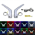Miniatyrbilde 3 av 5: Høykvalitets LED Signaturlys foran RGB Blinklys Tilbehør for Can Am Maverick X3 XDS XRS Max Turbo R -