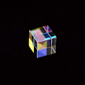 Miniatyrbilde 3 av 5: Dikroisk X-Cube Prisma RGB Dispersjonsprisma for Fysikk og Dekorasjon med Oppbevaringsboks