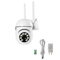 Miniatyrbillede 1 af 5: 5G WiFi 360 Overvågningskameraer Sporing Fuld Farve Nattesyn Sikkerhedsbeskyttelse Bevægelse Udendørs