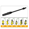 Miniatyrbilde 3 av 5: Høytrykksspylelanse for Karcher K2 K3 K4 K5 K6 K7, Justerbart spylemunnstykke høytrykksvasker tilbehør