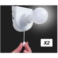 Namnlös LED-lampa - 2-pack - Trådlös - Bärbar - Varmvit