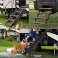 Miniatyrbillede 2 af 4: RV Trinbetræk 22 tommer bredt RV Trintæppe til 8-10 tommer dybe Campere Trindækken RV Trappebetræk/Bred Radius