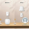 Miniatyrbild 3 av 5: Väggfäste för Nest WiFi Pro Intelligent Högtalare Väggförvaring Fäste Bas, 1 st