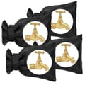 Utomhuskranöverdrag - 4-pack - Frostbeständigt - Vattentätt - Bomullsfoder - Frostskydd
