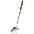 Miniatyrbild 1 av 4: Långt Handtag Rostfritt Stål Wokspatel Kök Slitsad Stekspade Ris Sked Slev Matlagningsredskap