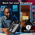 Miniatyrbild 4 av 4: F998 Live Ljudkort Ljudmixer Podcast, Röstförvrängare för Ljudeffekter Board för Mikrofon Karao