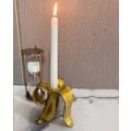 Miniatyrbilde 1 av 4: Banan Lysestake Gull Bananskall Lysestake Harpiks Ornament Hjem Skrivebord Dekorasjon GAO242246