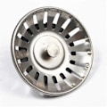Miniatyrbillede 2 af 3: Vaskprop i rustfrit stål 78 mm universal 2 stk