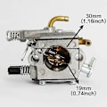Miniatyrbillede 3 af 5: Højkvalitets karburator egnet til MP16 MP16-7 52Cc motorsav karburator 2 takts motor 4500 5200 5800 motorsav plæneklipper haveredskaber rør