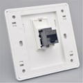 Pikkukuva 3 / 4: Naaras-naaras CAT6 Gigabit Dual Pass -verkkopistorasia RJ45 LAN Internet -seinälevy Suora pistorasia, 86x86mm (LAN x 1)