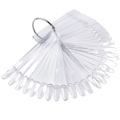Displaytips / display för nagellacksprover 50 tips Transparent