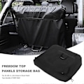 Miniatyrbild 4 av 5: Förvaringsväska för Freedom Top-paneler till Wrangler JK JKU JL JLU 2-dörrars 4-dörrars Hard Top-modeller JT 2007-2021 (Svart) bs