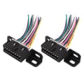 OBD2 16 PIN Naarasliitinjohtosarja Universaali Diagnostiikkapistoke 2 KPL