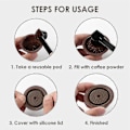 Miniatyrbillede 4 af 5: Genanvendelig Kaffe Kapsel Til Vertuoline & Vertuo Pod, 150 Ml Kaffe Pods Til Presso Vertuo Kaffe-Yvan