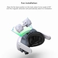 Miniatyrbillede 4 af 5: Type A FIIT VR X3 Luftcirkulations Ansigtspude Kompatibel med Meta Quest 3 Læder Skumpude