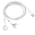 Miniatyrbillede 1 af 5: USB-C Øretelefoner med støjreduktion, mikrofon og kontrolknapper, 1,2 m, hvid