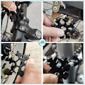 Miniatyrbillede 3 af 4: Multifunktionsværktøj 18-i-1 Snefnug Sort 1 stk