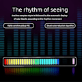 Miniatyrbillede 3 af 4: RGB LED Mikrofon Lydniveau Måler Lyd Spektrum Display Analysator Bil