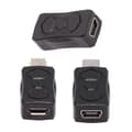 Miniatyrbilde 1 av 5: Type A U2-006-MM 3 stk. Micro USB 2.0 til Mini USB 5Pin Hann til Hunn Skjøte Data Strømadapter