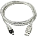 Pikkukuva 1 / 5: Cy USB uros - Firewire IEEE 1394 4-nastainen uros iLink-adapterijohto kaapeli Dcr-trv75e Dv 1m USB Firewire -kaapelille