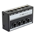 Miniatyrbilde 5 av 5: 4-kanals profesjonell lydmikser lav-støy audio lydmikserforsterker for keyboard, musikkinstrumenter (EU-plugg)