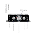 Miniatyrbillede 3 af 5: 2-kanals 30w Bil Digital Power Bluetooth Lydforstærker 12v Hifi Stereo Mini Hjemmelydforstærker Til Bil Hjem