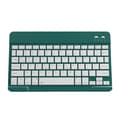 Wireless Bluetooth Keyboard - 10-inch Rechargeable - Dark Green