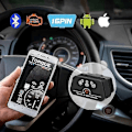 Miniatyrbillede 5 af 5: Obd Bluetooth, Icar 2 Ble4.0 Obd2 Adapter Diagnostiske Værktøjer Bilkode Læser Til Ios, Android Og Windows (Sort)