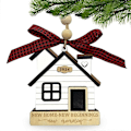 Miniatyrbild 1 av 5: Presenter för Inflyttning av Huset Ornament Trä 2024 Med Presentask Ornament Första Julen I Vårt Nya Hem 2024 Julpynt