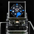 Miniatyrbild 3 av 5: 1.33-tums Halvtransparent Projektions-TV WIFI Temperatur Luftfuktighet Väder ESP32-S3 Aida64 Sub-Skärm Holografisk Skärm B