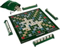 Deluxe Scrabble-set med låsbara brickor för familjekul