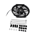 Miniatyrbilde 1 av 5: Radiatorvifte Erstatter Høy Ytelse Universal 12V 80W Reservedeler 10 tommer