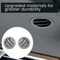 Miniatyrbillede 5 af 5: 2 stk. Grå Lh Rh Side Dash Luftudtag Ac Ventilationsgitter Panel Cover Til E-klasse W212 E300 2009-2015