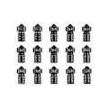 Miniatyrbilde 1 av 4: For ANYCUBIC Mega/Mega S Mega X Chinron 4Max pro2.0 Vyper3D skriver ekstruder hot end med 0.4mm dyse (for Mega X)