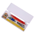 Miniatyrbild 2 av 5: 830 Kopplingsdäck Set Elektronikkomponent Startpaket DIY Kit med Plastlåda Kompatibel med Arduino UN