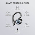 Pikkukuva 3 / 4: Urheilu Bluetooth -kuulokkeet, Bluetooth 5.1 -kuulokemikrofoni, langattomat nappikuulokkeet Ipx7 X