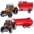 Miniatyrbild 1 av 3: 2 st Plast Lastbil Leksak Traktor Leksak Pojkar Lastbil Modell Livslik Container Traktor Leksak Modell