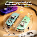 Miniatyrbild 4 av 5: Mini Förvaringsfodral för Joy-con, Bärbar Dammsäker Skyddslåda Kompatibel med Switch/oled Joy-con, Joy-con Resefodral