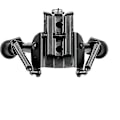 Miniatyrbild 5 av 5: Mångsidig Gevärs Bipod, Flygplansklassad Aluminium Snabb Utfällbar Bipod med Rostfri Svart Anodiserad Finish för Picatinny-skena Gevär (6-9 Tum)