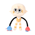 Pikkukuva 1 / 5: Dandy's World Pehmeä söpö Dandy World -jätteiden täytetty kauhupeli Goob Pebble -pehmolelu Pehmeä tyynynukke Kawaii huoneen sisustuslelu väri: musta