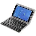 Miniatyrbillede 1 af 5: 10 tommer trådløst Bluetooth-tastatur med stativ PU læderetui til Windows Android og IOS