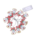 Miniatyrbillede 1 af 4: Julelysstreng Indendørs, Hængende Feelygter 1,5m, 10 Led Dekorative Lys Udendørs Til Jul Hjem Ferie Varmt Hvid Strømforsynet