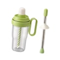 Miniatyrbillede 3 af 5: Bærbar Shakerkop Genanvendelig Drikkemixer Tumbler til Afslappet Picnic Shopping