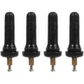 Däckventilskaft 4st TPMS Däcktrycksövervakningssystem Sensor Ventilskaft Gummi Snap In Lock Anti-explosionsmun Däcktrycksövervakningssystem S