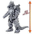 Miniatyrbilde 3 av 3: Godzilla Movie Monster Series Mechagodzilla (Tungt Bevæpnet Type)