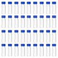Miniatyrbilde 1 av 5: 100 stk. Glassflasker Små Glasskrukker Prøveflasker Små Glassflasker Tomme Flasker med Lokk 2ml (med Skala)