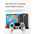 Miniatyrbillede 3 af 4: Trådløs controller til PS4/Pro/PS3/Slim/PC/Steam, Bluetooth controller, joystick, understøtter 6-akser, vibration, trykklik