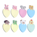 Miniatyrbillede 1 af 5: Søde Dyre Sticky Notes, 8 Pak Tegneserie Sticky Notes Dyr Form Markører Flags Selvklæbende Memo Pads 200 Ark